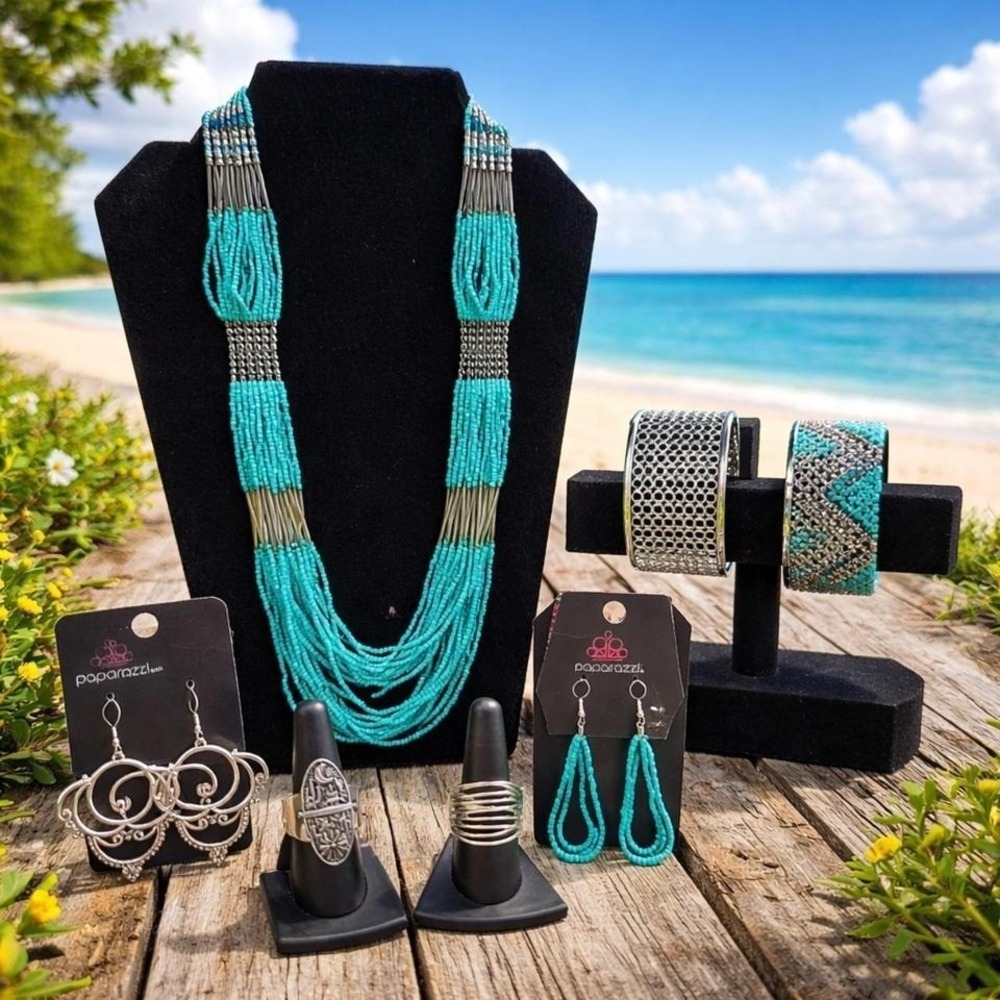 Blue & Silver Paparazzi Jewelry Bundle